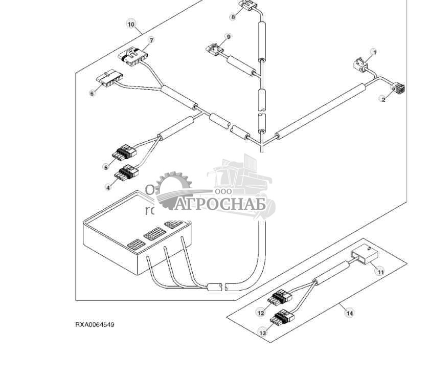 Wiring Harness, AutoTrac™ (FI) 
